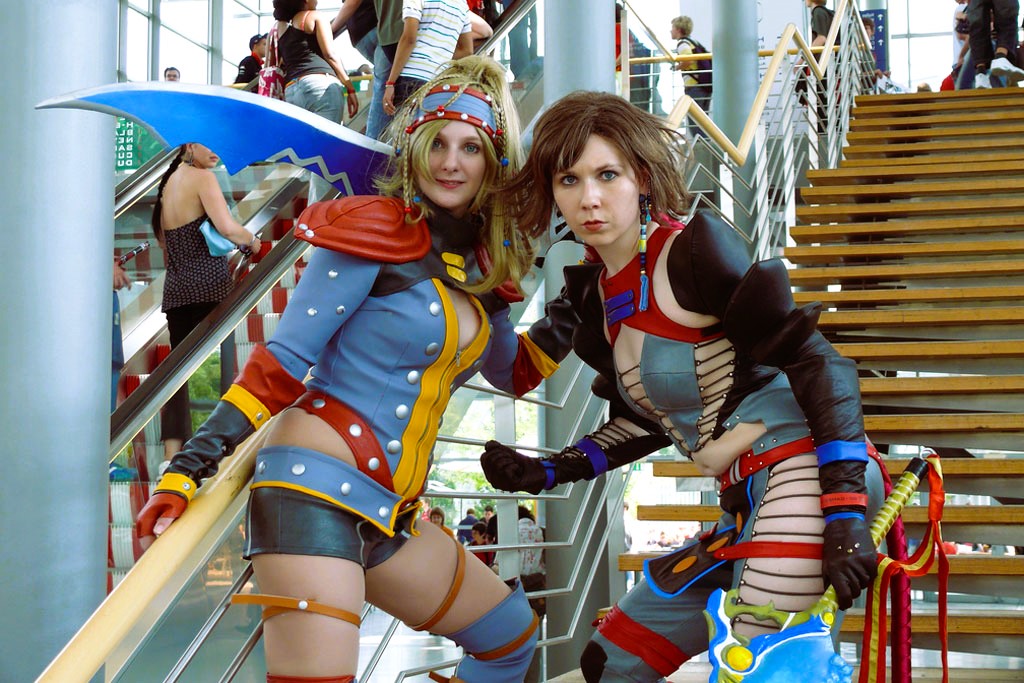 cosplay warrior yuna rikku